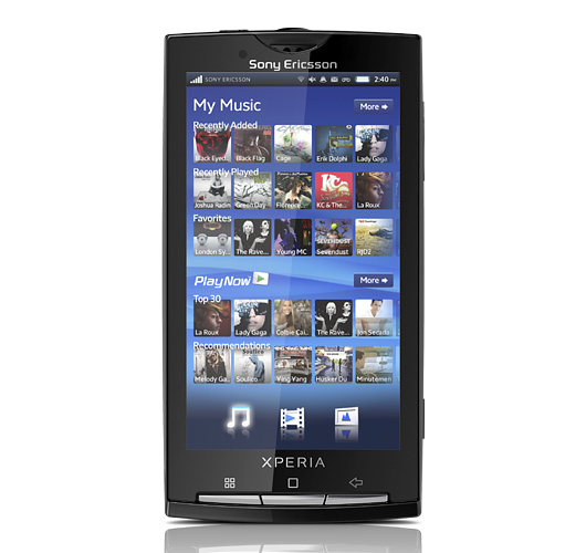 sony ericsson xperia x10 أول هاتف بنظام اندرويد من سوني اريكسون Xperia X10