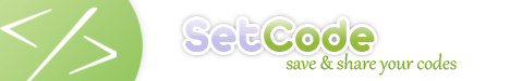Setcode : خدمة لمشاركة وحفظ الاكواد البرمجية