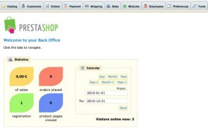prestashop screenshot1 300x187 دليل أصحاب المواقع لعربات التسوق الإلكترونية