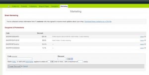shopify screenshot1 300x152 دليل أصحاب المواقع لعربات التسوق الإلكترونية