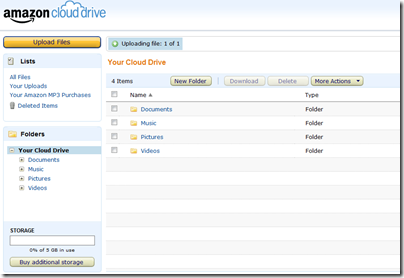 amazon cloud drive thumb أمازون تطلق خدمة Cloud Drive لتخزين الملفات الخاصة بك