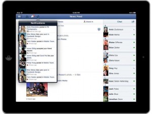 ipad4 300x225 صدور تطبيق الفيس بوك للآي باد