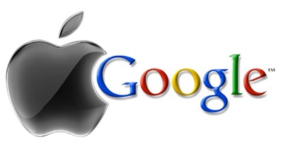 AppleGoogleLogos1 thumb جوجل تدفع لأبل 1$ بليون دولار لتكون محرك البحث الافتراضي في أجهزتها