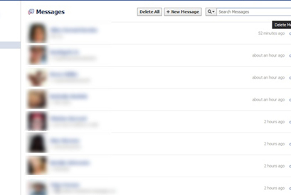 Facebook Delete All Messages كيف تحذف جميع رسائل الفيس بوك مرة واحدة !