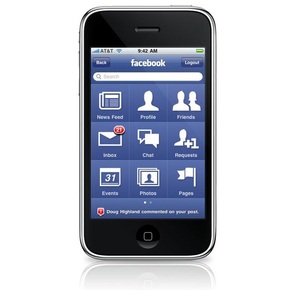 facebook 30 iphone app فيس بوك يعمل على تحديث تطبيقه على الايفون