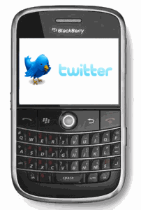 twitter for blackberry شركة RIM تفعل استخدام تويتر و الفيس بوك من خلال اتصال شبكة الهاتف في السعودية