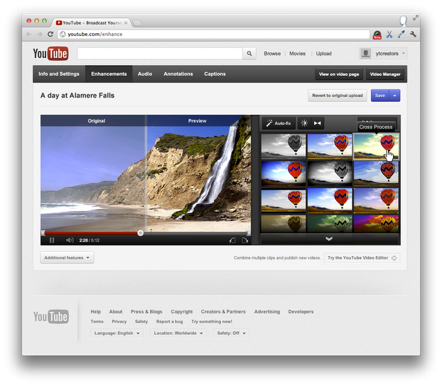 VideoEditing يوتيوب يحدث واجهة تحرير الفيديو مع مزايا جديدة