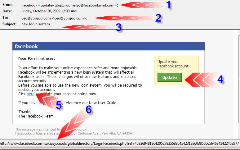 facebook phishing فيس بوك يطلب من مستخدميه الإبلاغ عن رسائل الإحتيال