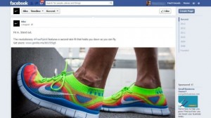 Nike Facebook 580 90 300x168 كيف نستغل قوة الشبكات الإجتماعية لإنجاح الشركات و مشاريع الويب و تحقيق الأهذاف المختلفة ؟
