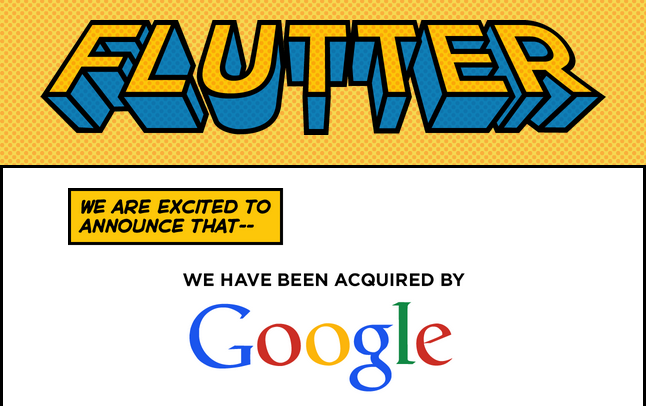 شركة جوجل تستحوذ على Flutter