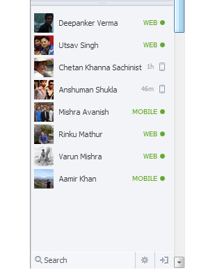 facebook chat دردشة فيس بوك تظهر الجهاز المتصل به المستخدم