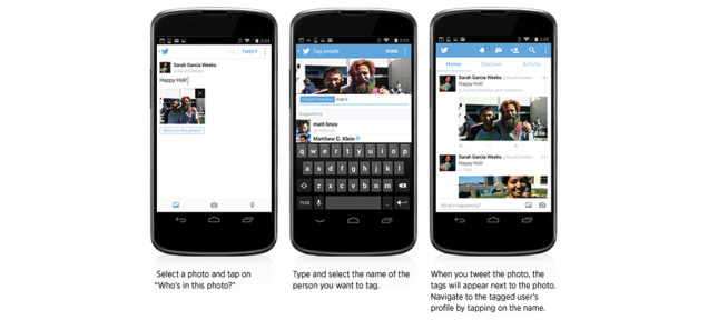 تويتر على أندرويد تطبيق تويتر يسمح برفع صور متعددة والإشارة داخلها في التغريدة الواحدة
