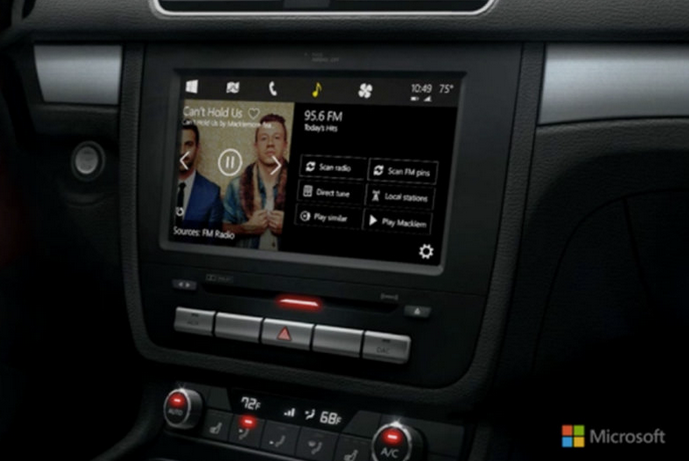 windows in car مايكروسوفت تحضر نسخة من ويندوز للسيارات