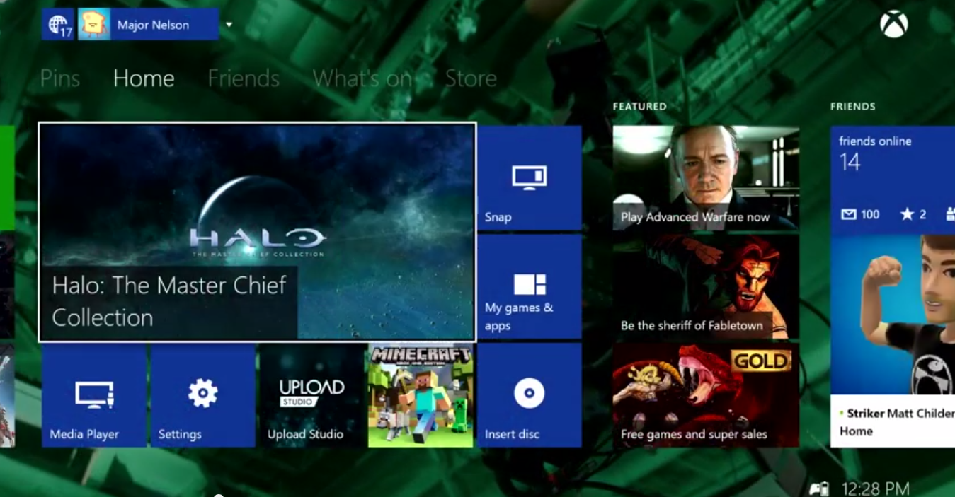 Microsoft ترسل تحديث Xbox one