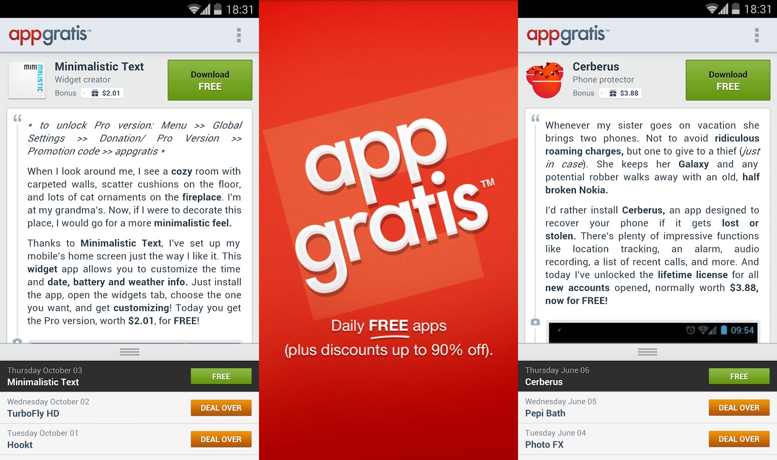 AppGratis أحصل يوميا على تطبيق أندرويد مدفوع مجاناً