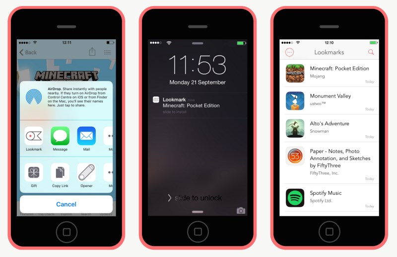إضافة وتطبيق Lookmark لتحميل تطبيقات iOS لاحقا
