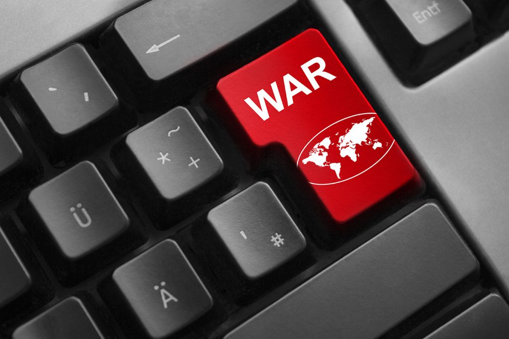 keyboard red enter button war global symbol