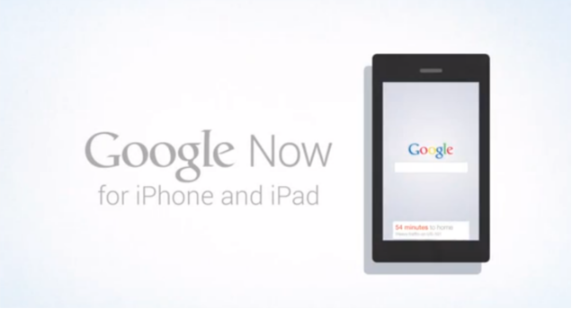 Google Now for iphone and ipad