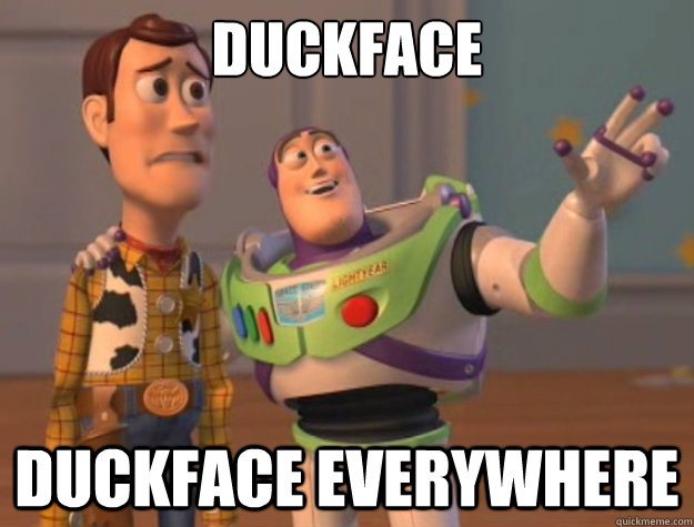 duck-face