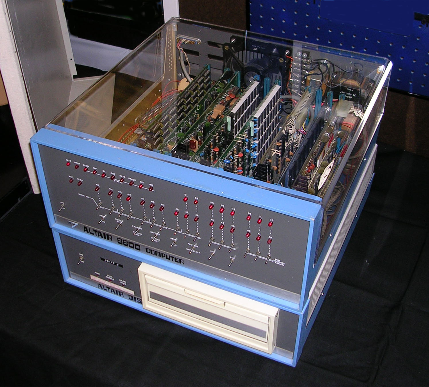 Altair 8800 Computer with 8 inch floppy disk system