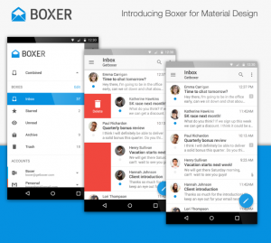 تحديث تطبيق البريد الإلكتروني Boxer يُجلب تصميم ماتيريال ديزاين