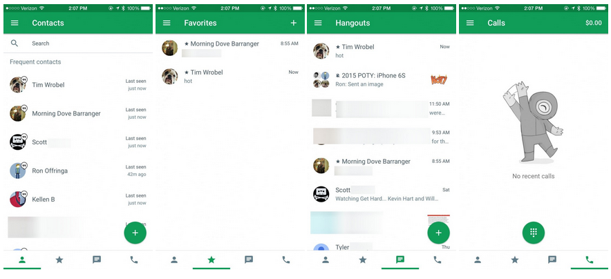 تحديث Hangouts 4.0 يصل iOS قبل نظام أندرويد