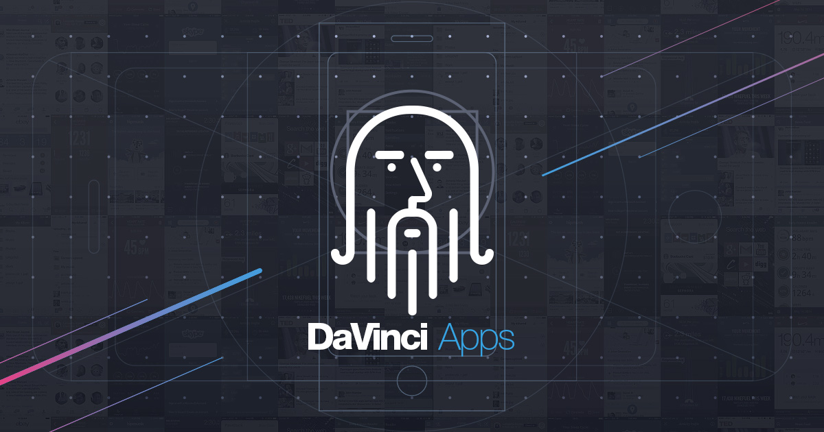 منصة الويب DaVinciApps لتصميم صور تطبيقات iOS على المتجر