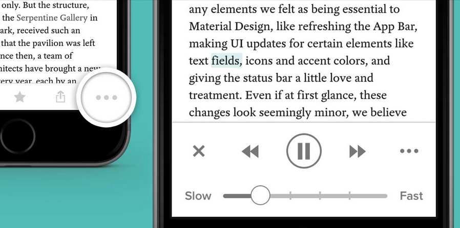 تحديث Pocket على iOS يجلب ميزة تحويل النص إلى كلام