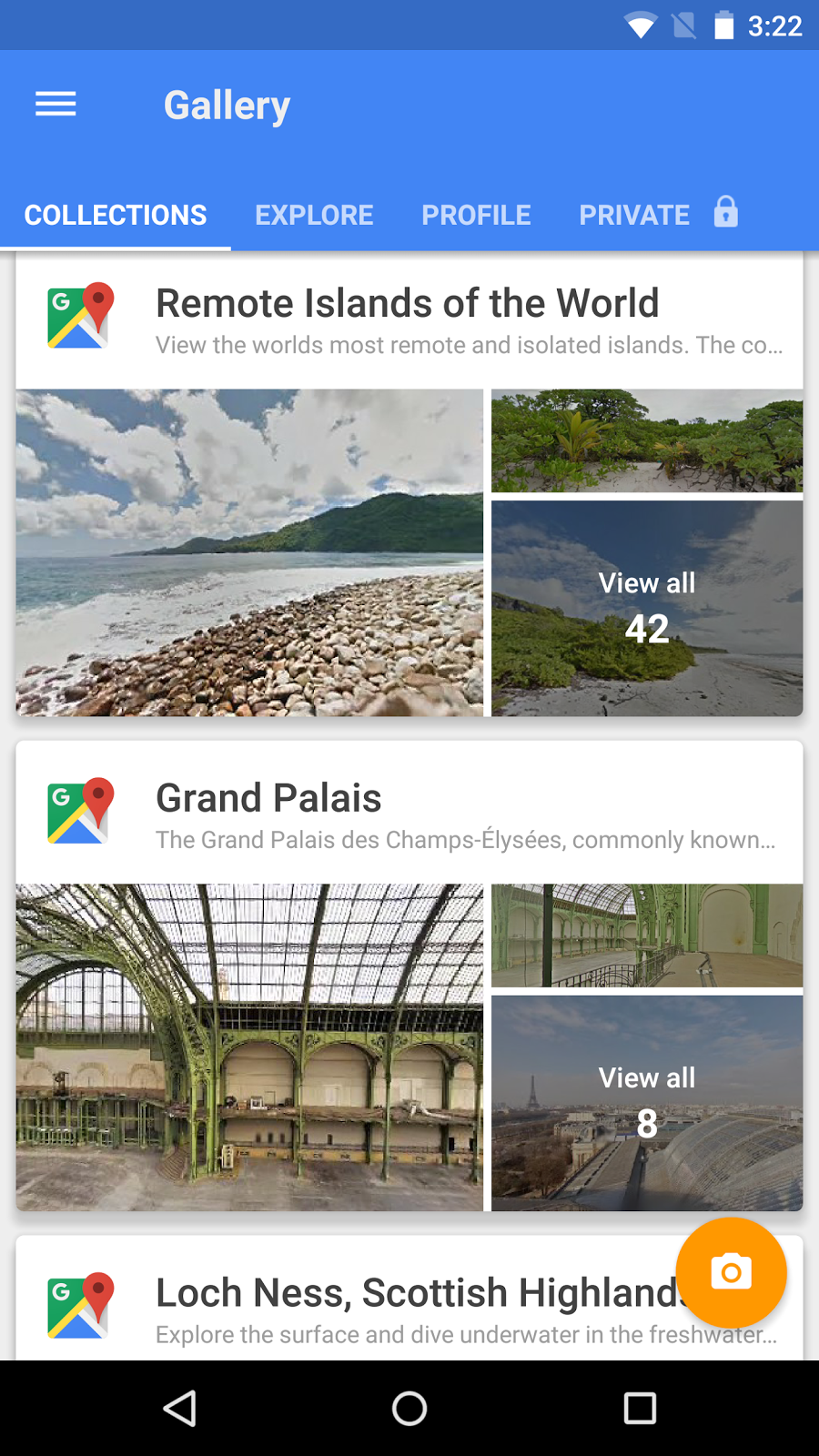 تحديث Street View يجلب عرض وتحميل الصور البانورامية