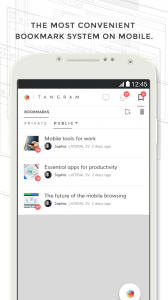 متصفح Tangram لتوفير الوقت وزيادة الإنتاجية على أندرويد