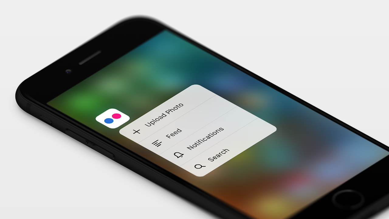 تطبيق فليكر على iOS يدعم الآن خاصية البحث Spotlight و 3D Touch