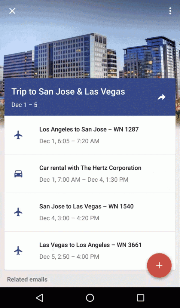 Inbox الآن يتيح مشاركة حزم الرحلات وتحديد صورة متعددة للمرفقات