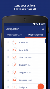 تطبيق Veer contacts widget للوصول السريع لكافة جهات الاتصال