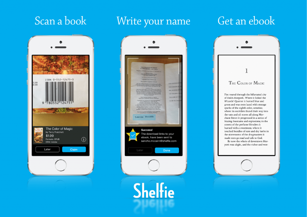 تطبيق Shelfie للحصول على الكتب المطبوعة رقميًا مجّانًا أو بسعر منخفض