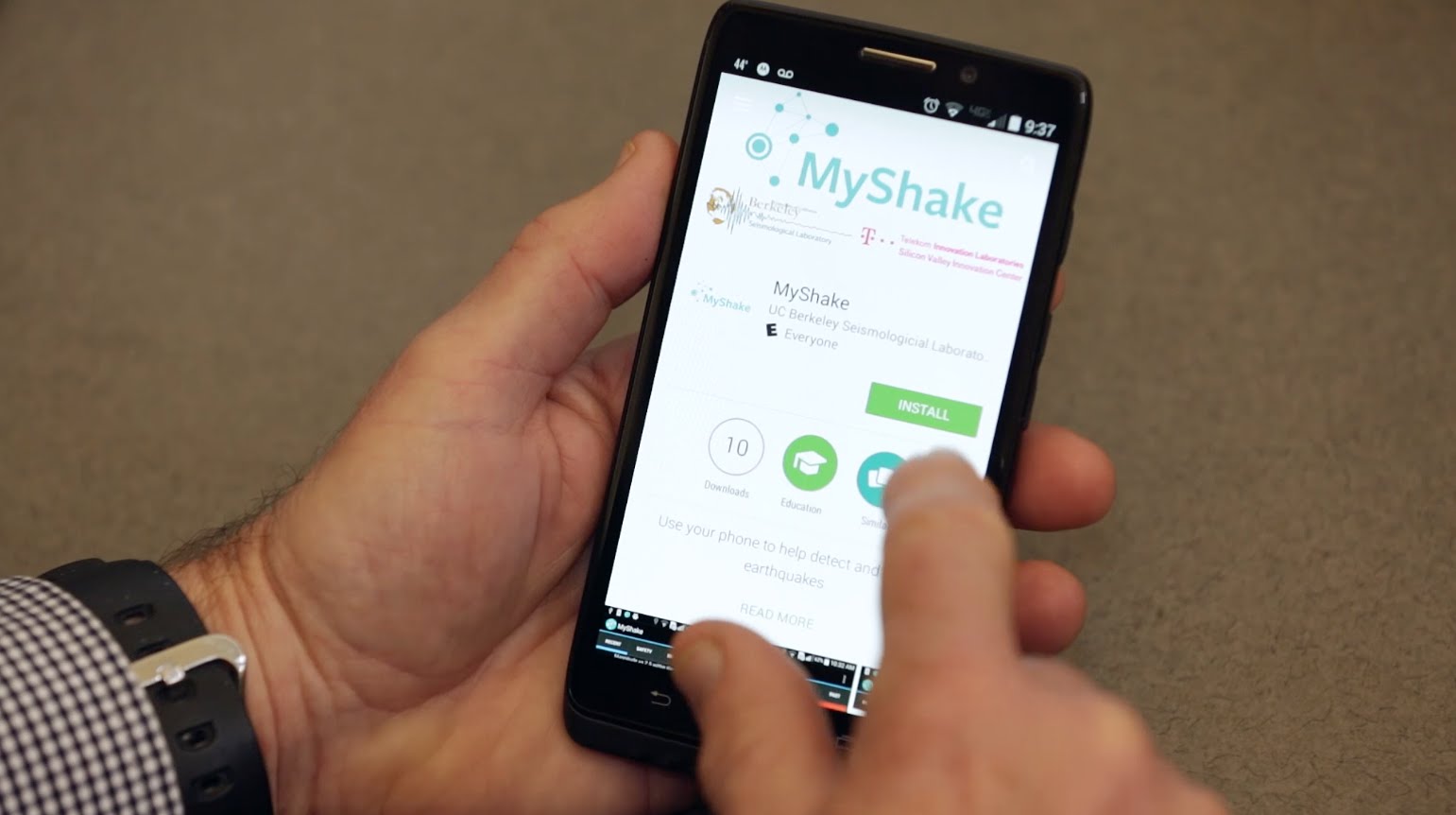 تطبيق MyShake يُحوّل هاتف الأندرويد لنظام إنذار مُبكّر للزلازل