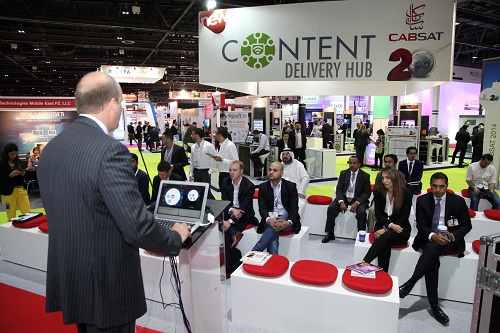 Live Content Delivery demos at CABSAT