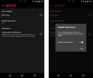 ميزة توفير البيانات في تطبيق Netflix ستكون متاحة للجميع في شهر مايو