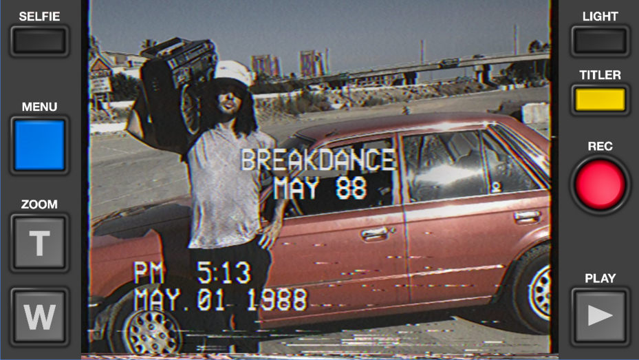 تطبيق VHS Camcorder في أندرويد لتصوير فيديو يعود لزمن الثمانيات