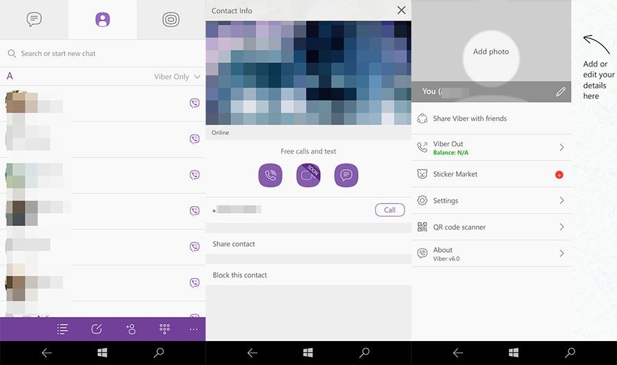 Viber على ويندوز 10 موبايل سيحصل قريبًا على ميزة المحادثات المرئية