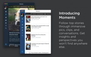 تطبيق تويتر على ماك يدعم الآن خاصية إستطلاع الرأي وميزة Moment