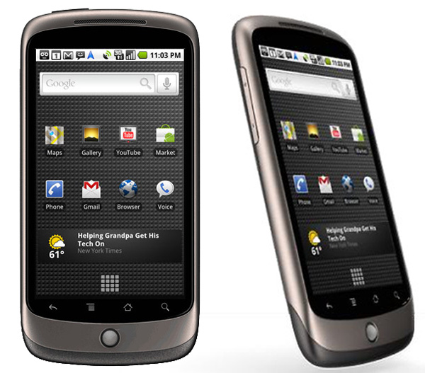 Nexus One أول هاتف من سلسلة نكسوس ومن صنع HTC