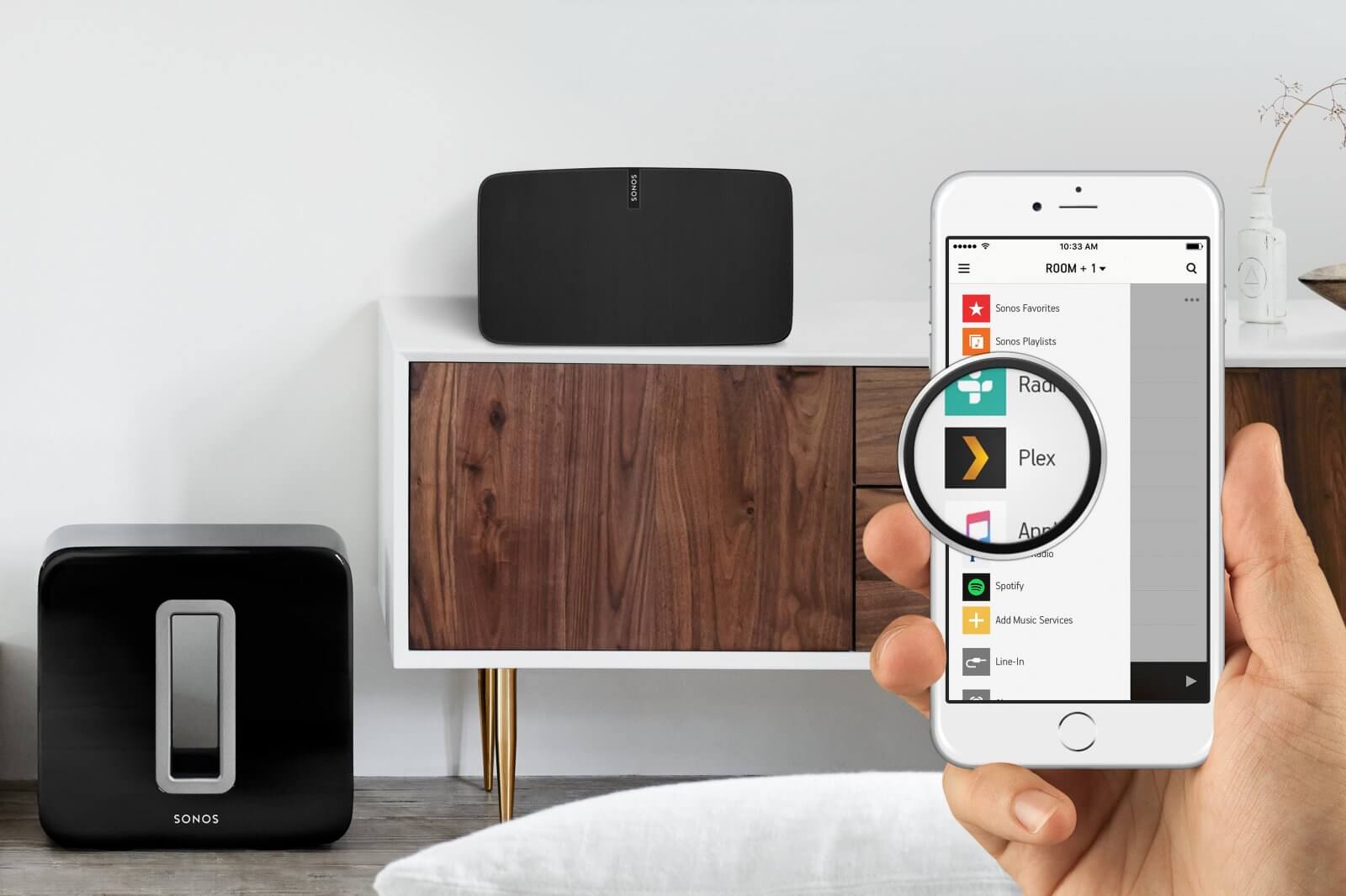 تطبيق Sonos في أندرويد يدعم التكامل الآن مع خدمة البث بليكس