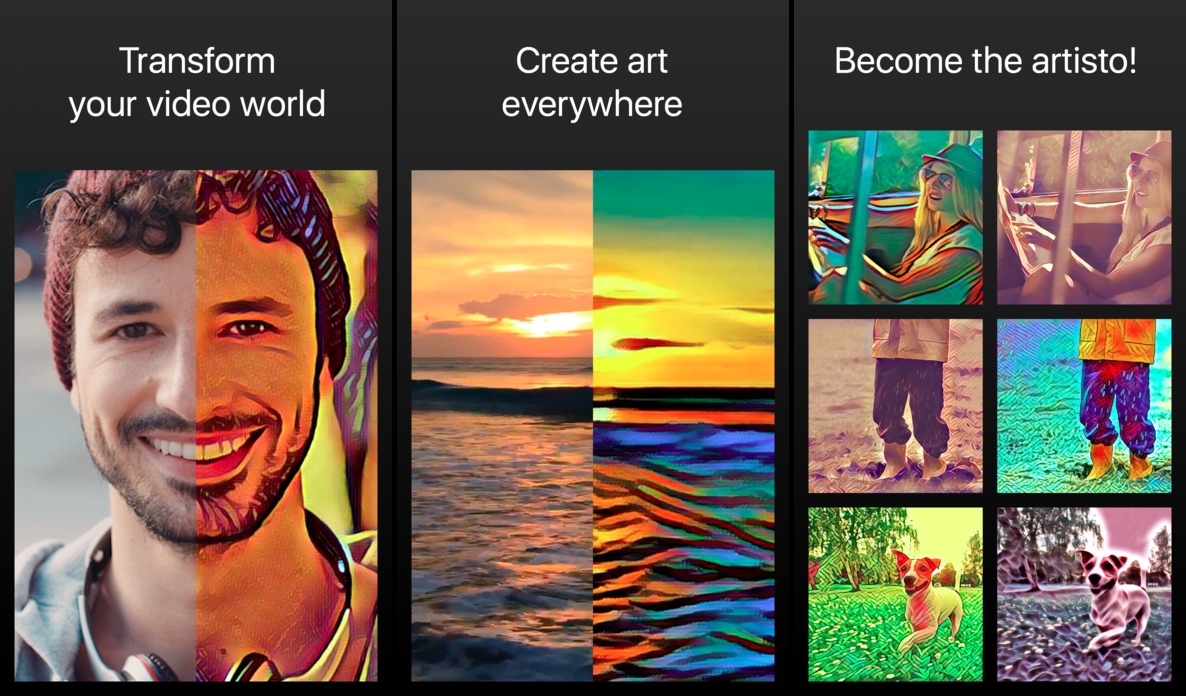 الآن على أندرويد تطبيق Artisto لتحويل الفيديو إلى لوحة فنيّة