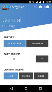 تطبيق Energy Bar للإستعلام عن نسبة البطارية بطريقة عملية