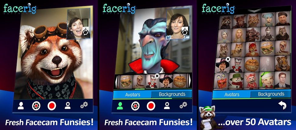 تطبيق FaceRig لتجسيد شخصيات ثلاثية الأبعاد "أقنعة" بدلًا من وجهك
