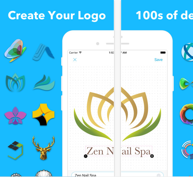 تطبيق Logo على iOS لتصميم الشعارات بدقائق
