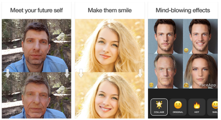 تطبيق تحرير الوجه FaceApp متاح الآن على أندرويد