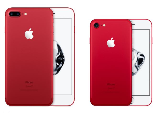 آبل تطلق رسمياً آيفون 7 باللون الأحمر - عالم التقنية