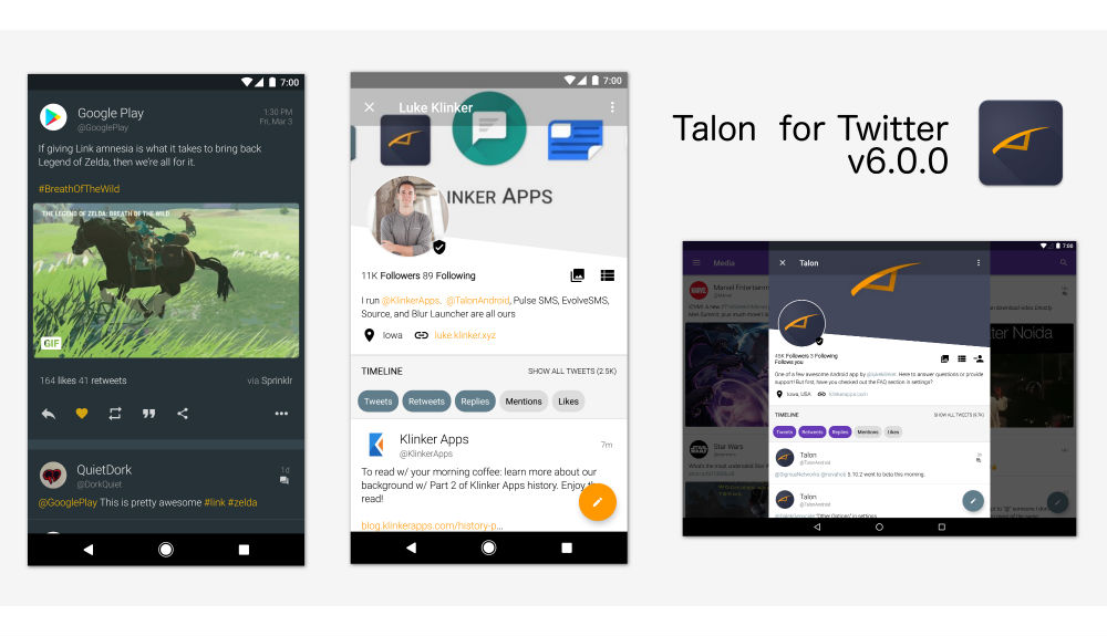 تحديث تطبيق Talon يجدد واجهته الرئيسية مع تحسينات كبيرة
