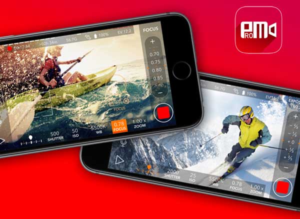 تطبيق ProMovie على iOS لتصوير فيديوهات بدقة 4K مع تحريرها